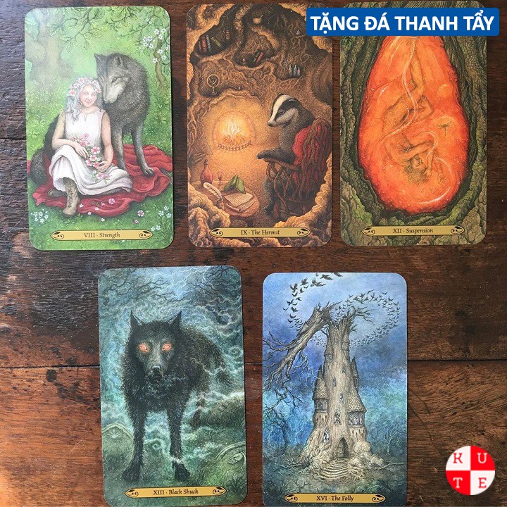 Bài Tarot Forest Of Enchantment 78 Lá Bài Tặng File Tiếng Anh Và Đá Thanh Tẩy C50