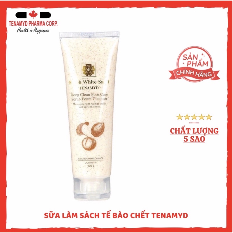 Sữa làm sạch tế bào chết - DEEP CLEAN PORE CARE SCRUB FOAM CLEANSER