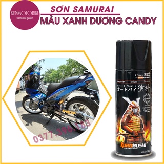 Sơn samurai màu xanh dương candy y139 - xanh biển candy