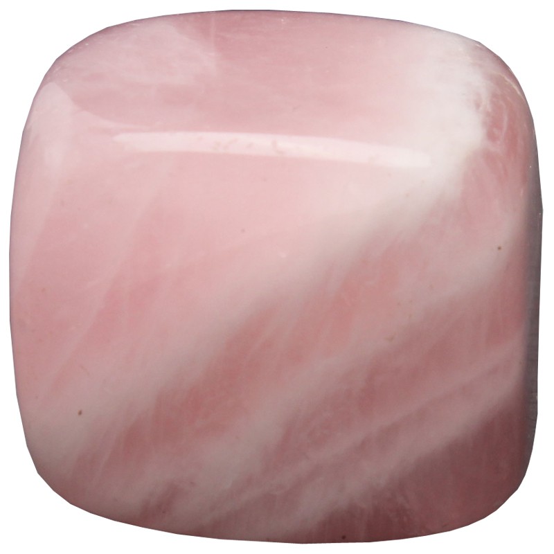 Viên đá thanh tẩy Rose quartz C16 vuông phong thủy chơi tarot