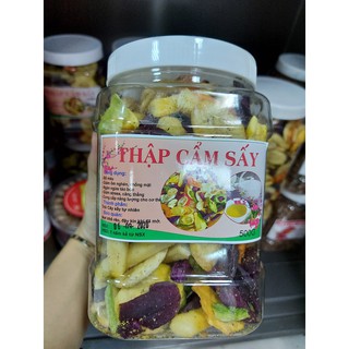 Rau củ quả thập cẩm sấy nguyên vị - Hộp 500g