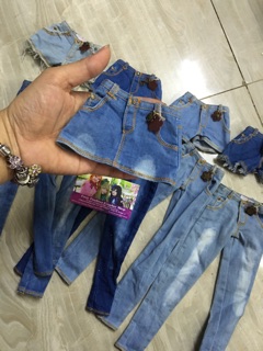 Quần jeans búp bê BJD - size 1/4