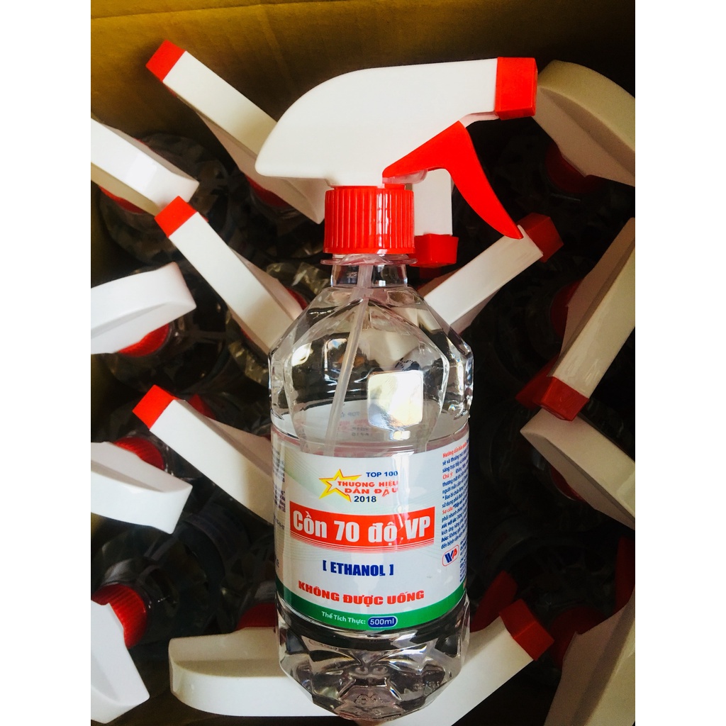 Cồn y tế Vĩnh Phúc 70 độ - 500ml có vòi tiện dụng