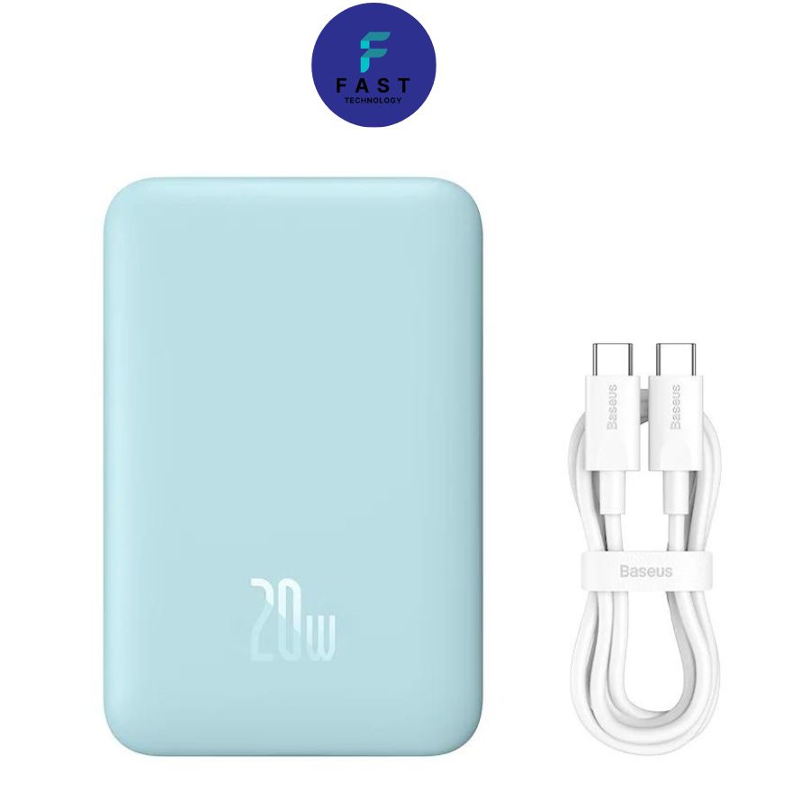 Pin Sạc Dự Phòng Không Dây Tích Hợp Nam Châm Baseus Wireless 10.000mAh 20W Bảo hành 12 tháng
