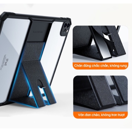 Ốp lưng XUNDD iPad Mini 4, 5, 6, Gen 7, Gen 9,8 10.2, Air4 10.9, Pro 11 M1-2021/2020 Chống shock Mặt lưng trong Viền TPU