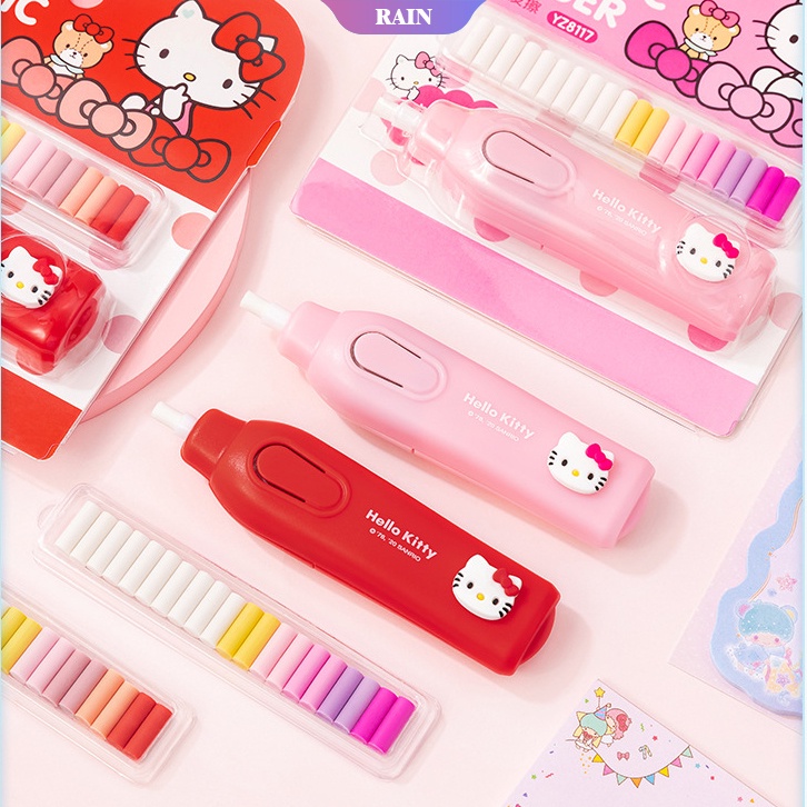 Gôm Tẩy Bút Chì Điện Tử Hình Hello Kitty Dễ Thương