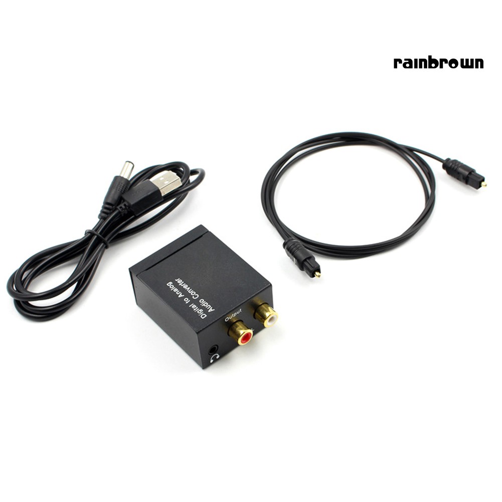 Bộ Chuyển Đổi Âm Thanh Kỹ Thuật Số Sang Analog Rca R / L 3.5mm