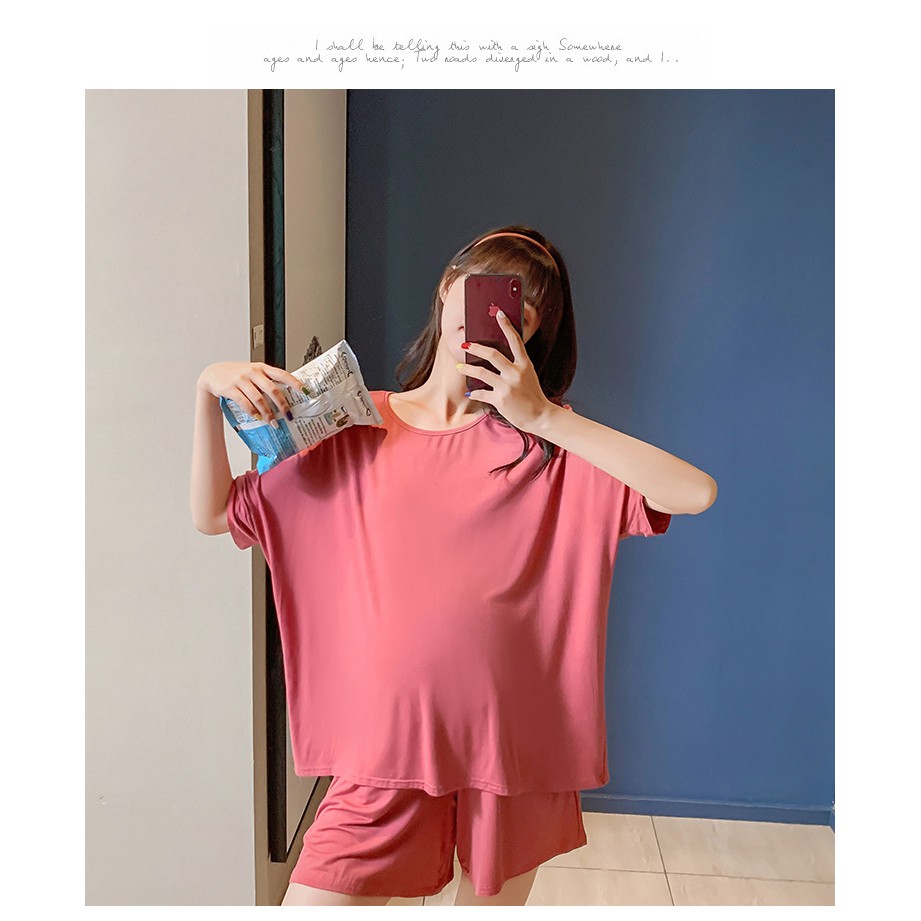 Set Áo Quần Bầu Bộ Bầu-SAQ59 Chất Cotton Lạnh Siêu Mát