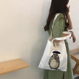Túi Xách canvas In Hình totoro Dễ Thương