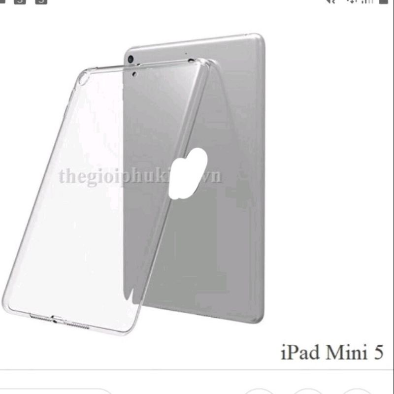 Ốp lưng dẻo Silicon cho ipad mini 5 2019 (Trong suốt)