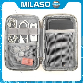 Túi phụ kiện điện thoại MILASO đựng điện thoại, đồ công nghệ, tai nghe, cáp, sạc, pin dự phòng chống nước TA-001185
