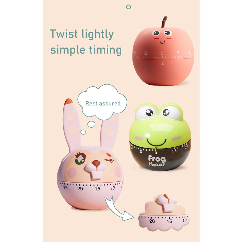 ONLY HOUSE Đồng Hồ Hẹn Giờ Hình Hoạt Hình Dành Cho Nhà Bếp