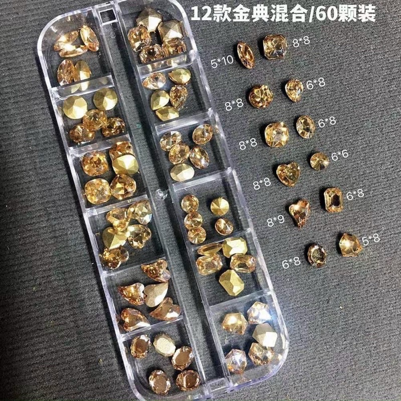 Khay đá khối 12 ô sáng đẹp chân gồ