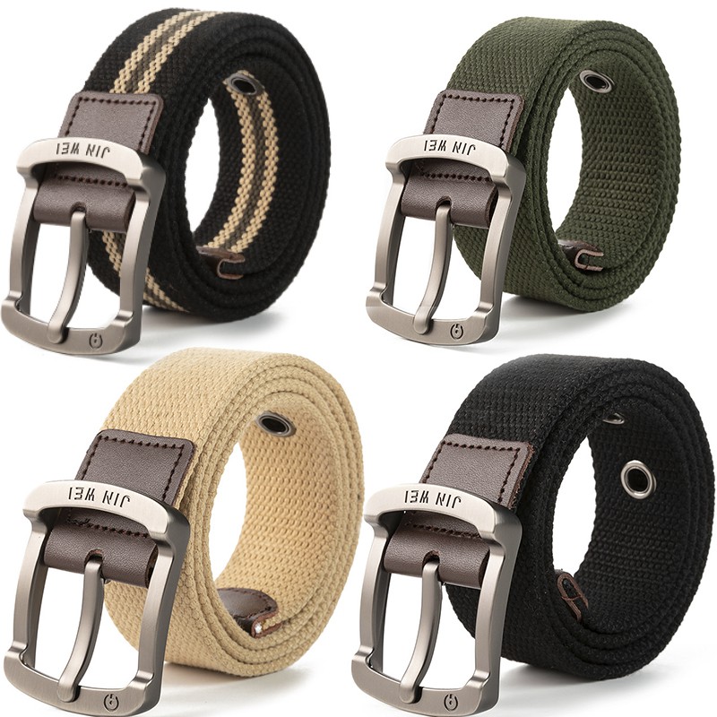 Thắt lưng nam vải bố,dây nịt nam vải dù khóa chống gỉ siêu bền cao cấp PUGI - R18