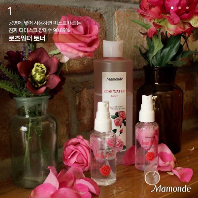 NƯỚC HOA HỒNG MAMONDE ROSE WATER DAILY TONER