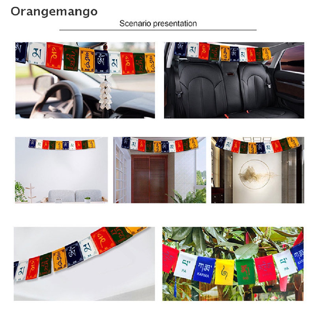 Set 10 Cờ Phật Giáo Mini Nhiều Màu Sắc