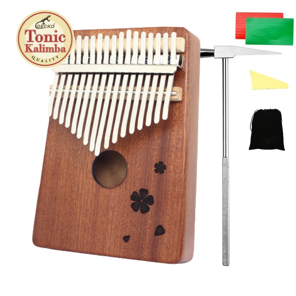 Đàn Kalimba 17 phím kiểu dáng tiện dụng GECKO-KIMI-HLURU017