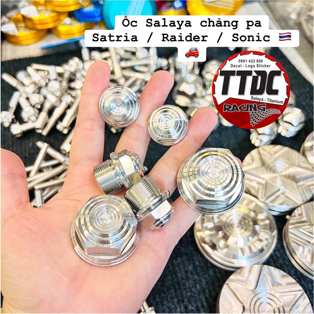 Ốc Salaya gắn chảng pa Satria Raider Sonic mẫu thái V2 🇹🇭