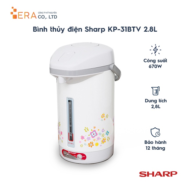 Bình thủy điện Sharp KP-31BTV 2.8L