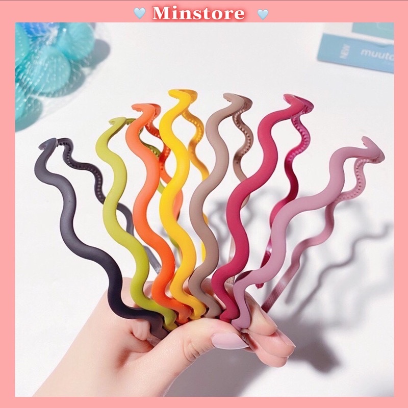 Bờm Cài Tóc Thiết Kế Độc Đáo Lượn Sóng Thời Trang Hàn Quốc