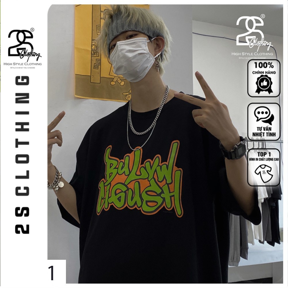 Áo Cộc Tay Nam 2s Clothing Áo Phông StreetWear Unisex Nam Nữ Cotton Oversize Form Rộng Giá Rẻ In Hình Chữ Cool Ngầu TV41