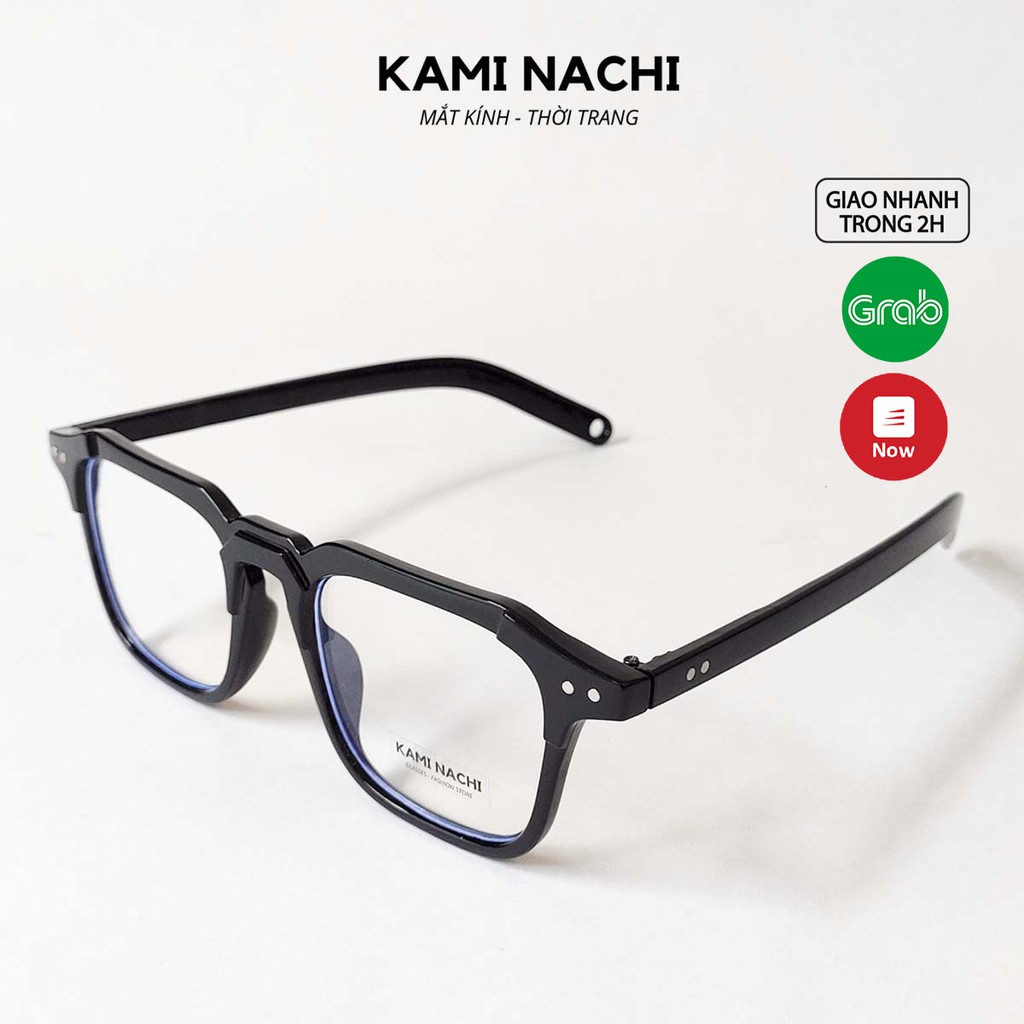 Gọng kính thời trang nam nữ KAMI NACHI dáng vuông phong cách Âu Mỹ Z3327 [TRÒNG ÁNH SÁNG XANH]