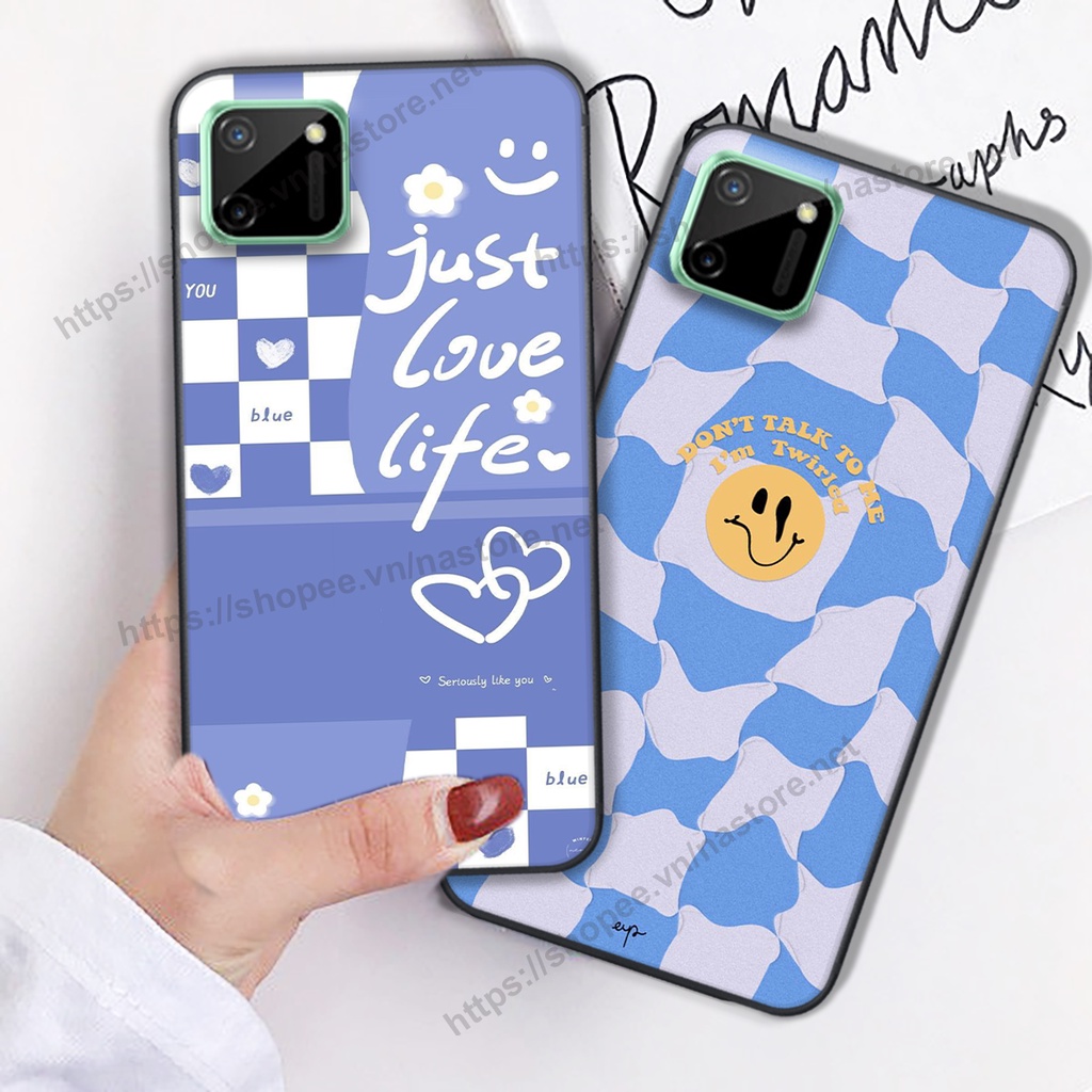 Ốp lưng Realme C11 / Realme C11 2021 / Realme C20 trái tim hình gấu cute cá tính, giá rẻ, cực bền