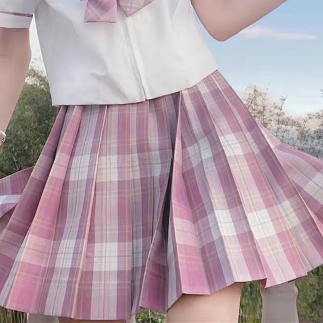 Hàng order set váy học sinh phong cách Nhật ảnh thật cuối