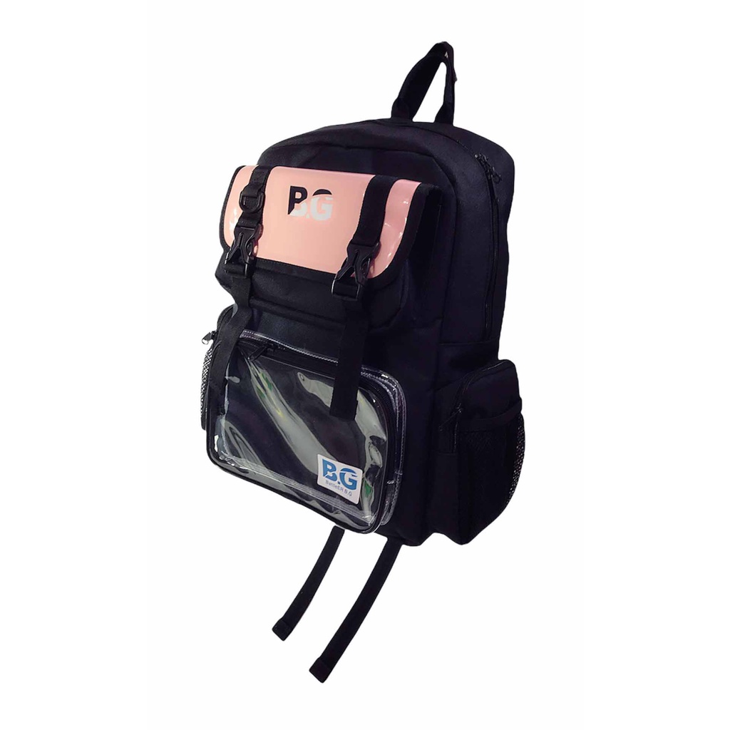 Balo đi học BATTLE ER B.G mẫu x002 Pink Unisex Streetwear Backpack