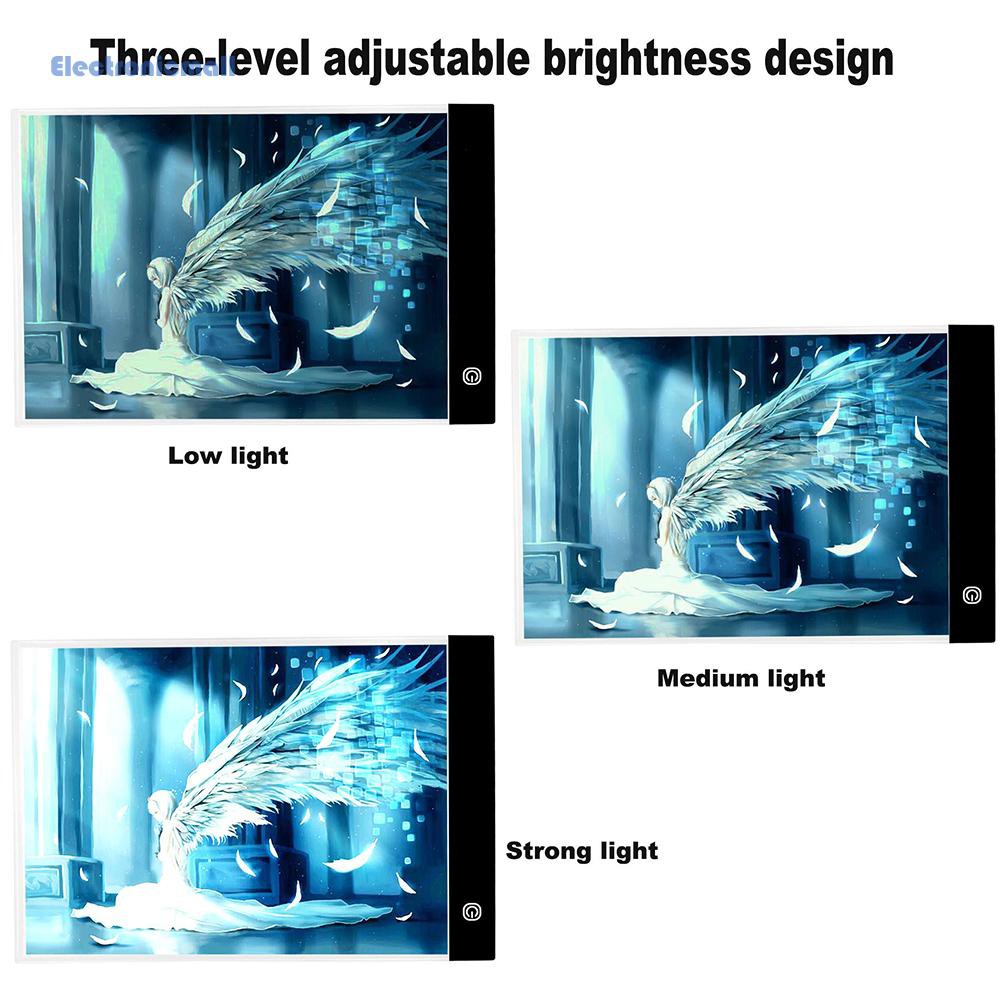 Bảng Vẽ Đèn Led Điện Tử Cỡ A4 A3 Usb Siêu Mỏng Chống Mệt Mỏi