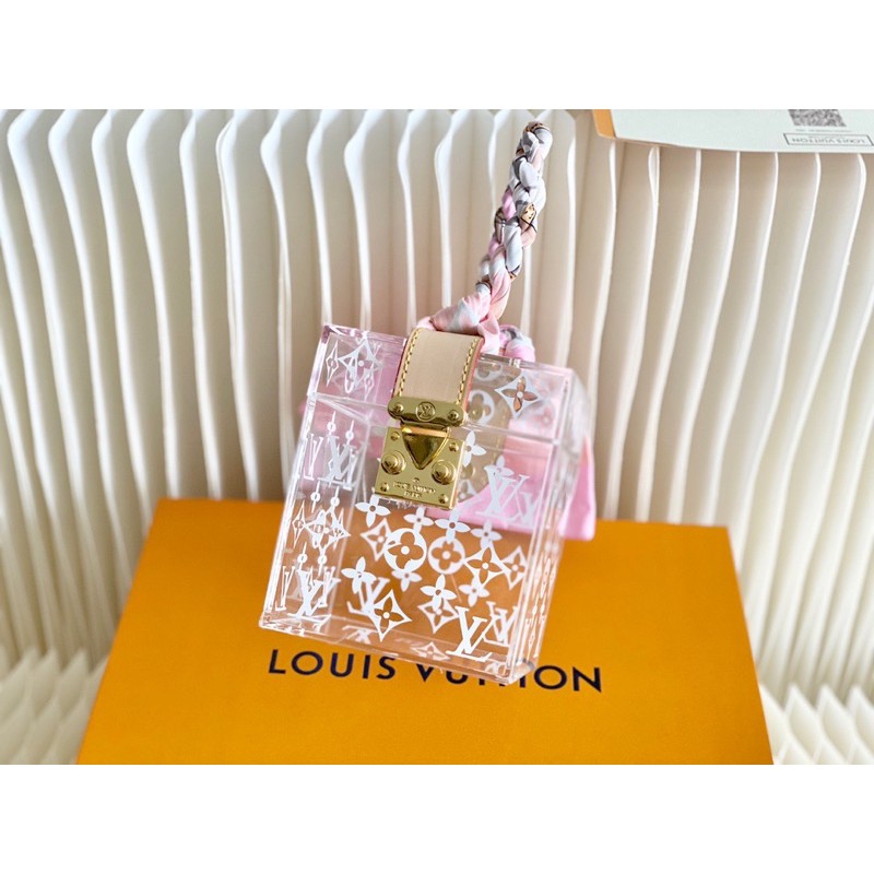 Túi xách nữ mini hình hộp vuông nhỏ xinh thương hiệu Louis Vuitton LV cao cấp