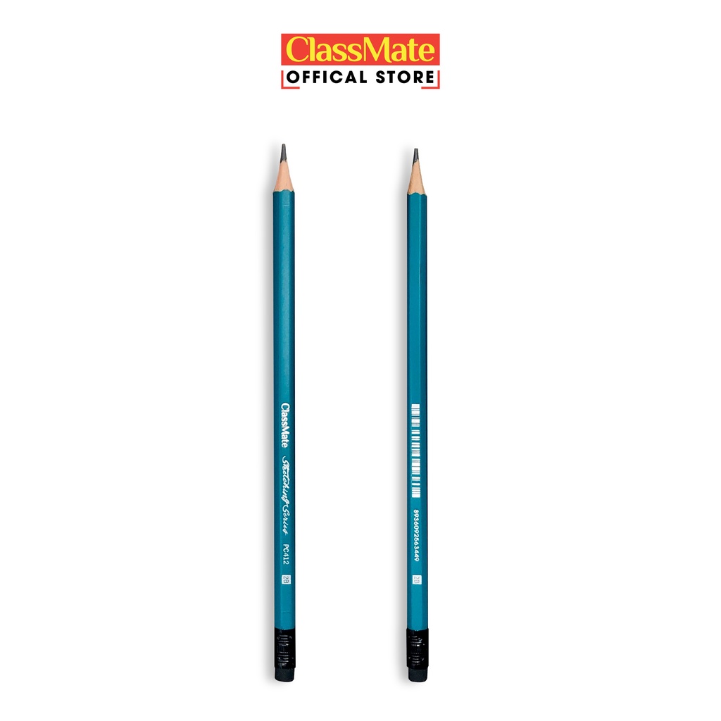 Bút Chì Gỗ Có Tẩy Classmate - 1 Chiếc 2B Nét Bút Mịn, Dùng Cho Bé Vẽ Tranh, Luyện Chữ CL-PC412