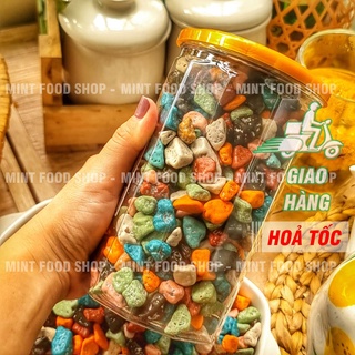 Kẹo Sỏi Đá Nhân Socola - Lon 500gr