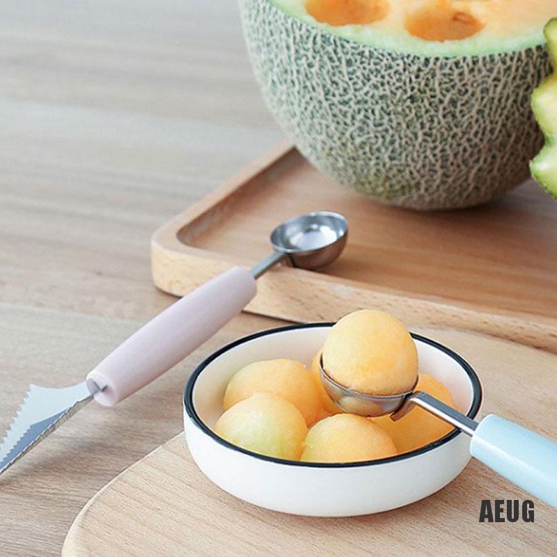 Muỗng múc dưa hấu có đầu dao khắc làm thủ công