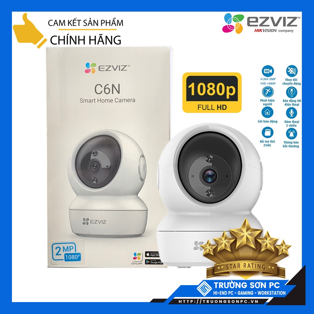 Camera IP Wifi EZVIZ CSC6N CSCV246 Ez360 Full HD 1080P | Bảo Hành 24 Tháng