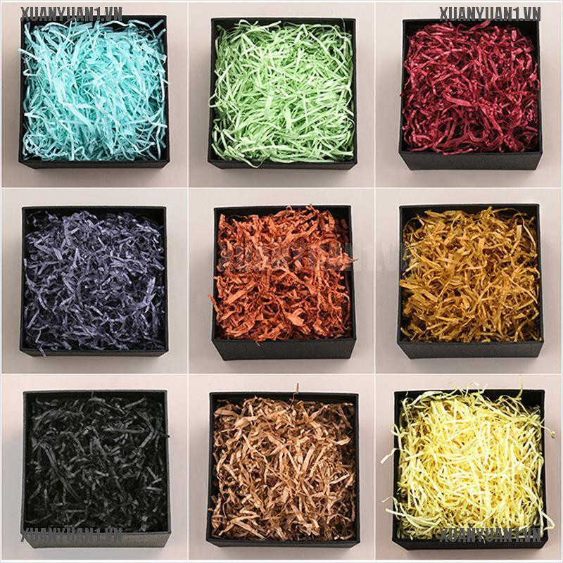 [XUANYUAN1] Hộp Giấy Gói Quà Trang Trí Tiệc Raffia Shredded