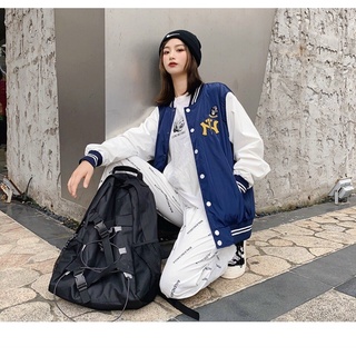 Áo khoác Bomber dù 2 lớp Unisex Ulzzang nam nữ Nhiều Mẫu Hot Áo Bomber dù 2 lớp lên from mặc siêu đẹp