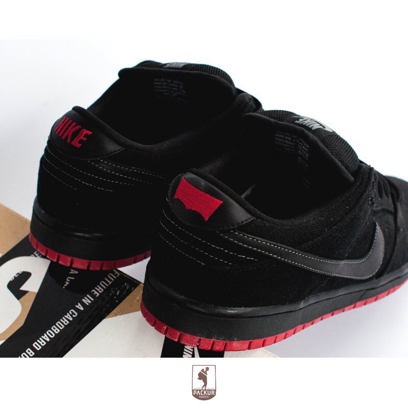 Giày Nike Dunk SB Levis Black Denim