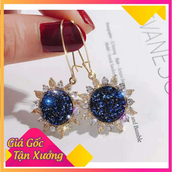 Bông Tai Hình Mặt Trời⚡FREE SHIP⚡Chất Liệu Hợp Kim Cao Cấp Phong Cách Hàn Quốc B009