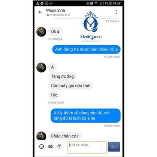 Trà tăng cân MediQueen Tea