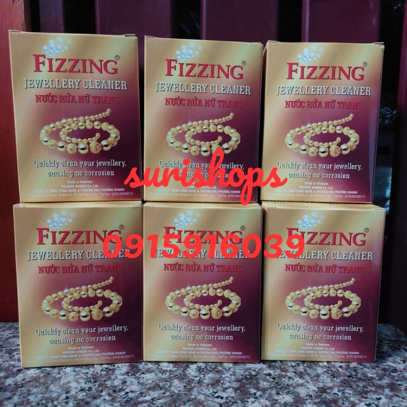 Combo 6 hộp nước rửa trang sức hộp lớn 70ml