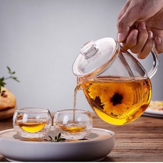 Bộ bình trà thuỷ tinh 700ml