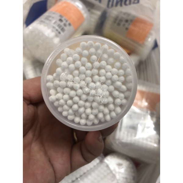 TĂM BÔNG BẠCH TUYẾT TRÒN XOAY 120 QUE