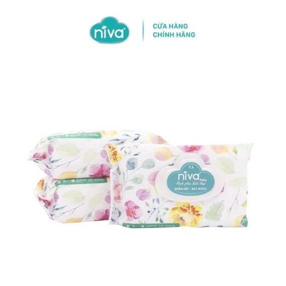 Khăn Ướt Đa Năng Không Mùi Niva 100 Tờ Tiện Dụng, Diệt Khuẩn, An Toàn Cho Trẻ Sơ Sinh Phụ Nữ Mang Thai