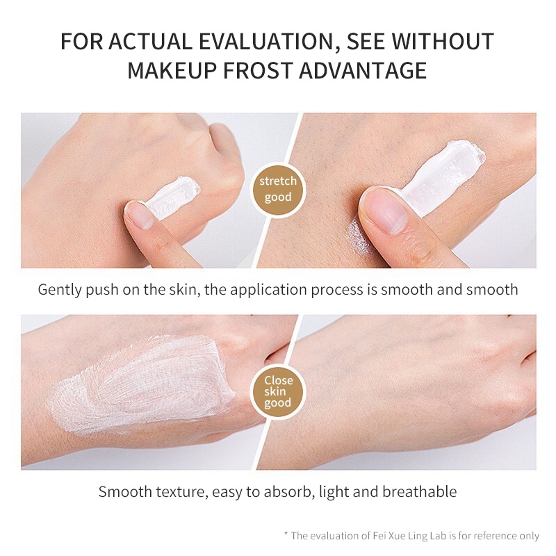 SNEFE Makeup Cream Isolate Concealer Natural Nude Makeup Brighten Complexion Moisturizing Lazy Face Cream Refreshing Primer 50g