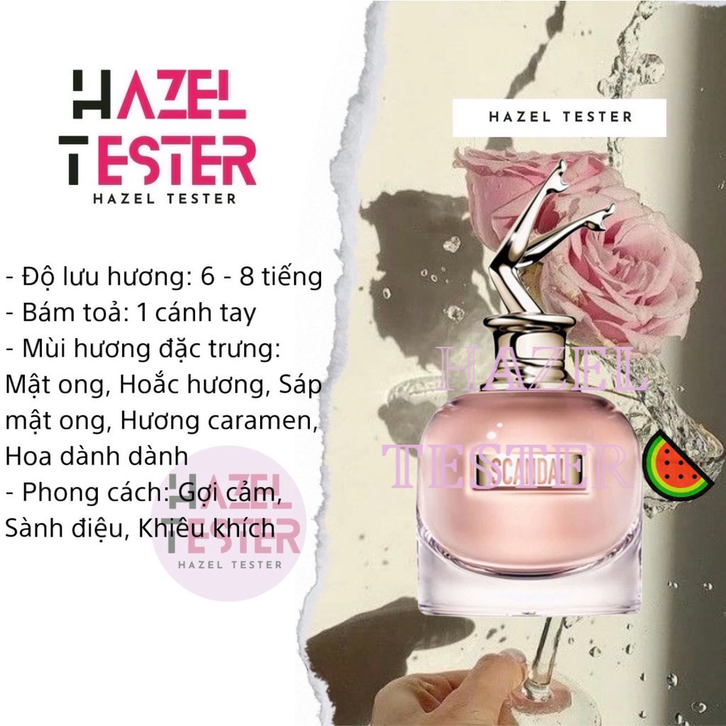 ✨ Nước Hoa Dùng Thử Scandal Edp [ʜᴀᴢᴇʟ ᴛᴇsᴛᴇʀ]