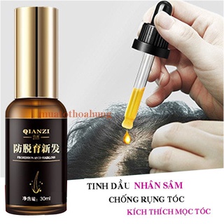 Bạn Lo Lắng Vì Tóc Rụng Tinh Dầu Ngăn Ngừa Rụng Tóc QIANZI, Chăm Sóc Nang Tóc, Kích Thích Mọc Tóc, Dưỡng Ẩm Tóc