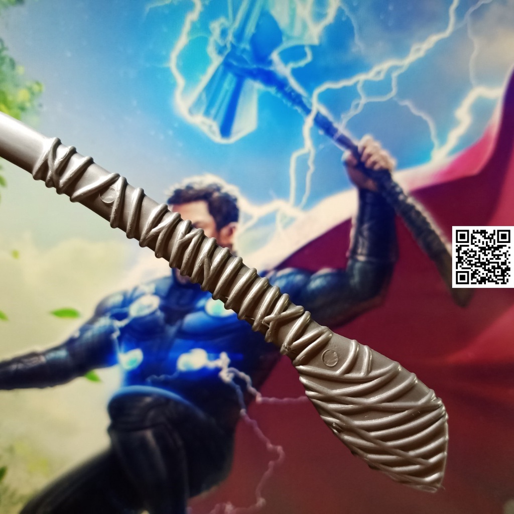 1819 Mô hình búa thần sấm 20Cm thor marvel End Game Avengers