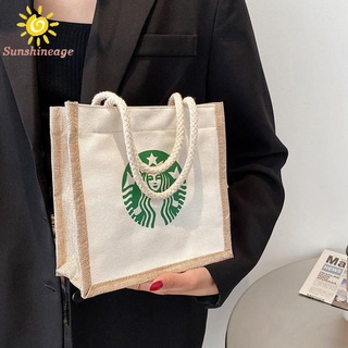 Bag Tote Bag Environmentally Lunch Bag Portable Starbuck Starbuck Bag Tote Bag