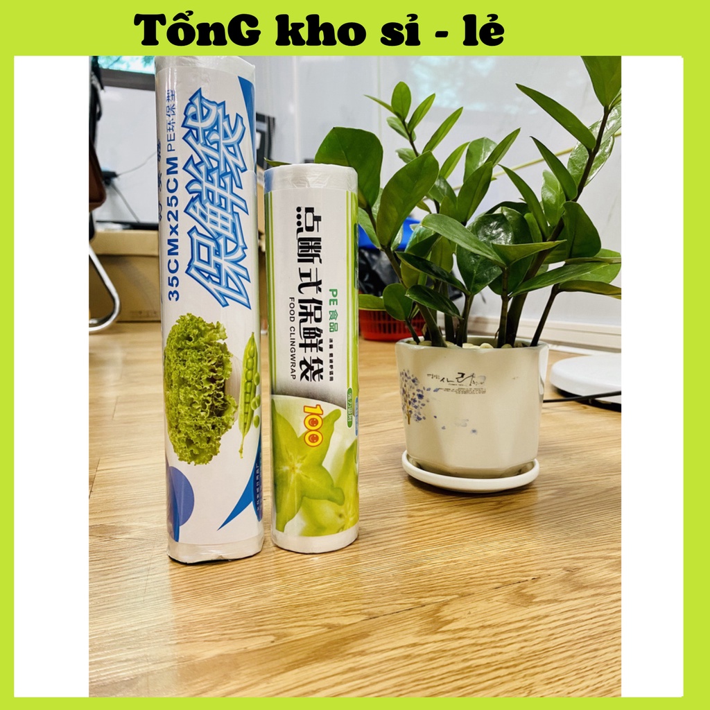 Cuộn Túi Đựng Thực Phẩm Rau Củ Quả An Toàn Sức Khỏe Dùng 1 Lần 88273 TỔNG KHO SỈ 88